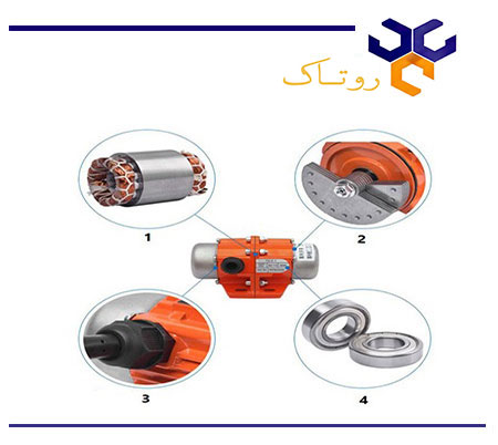 اجزای اصلی موتور ویبره برقی