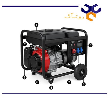 اجزای موتور برق دیزلی