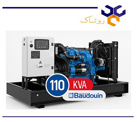 ديزل ژنراتور 110 کاوا بادوين مدل 4 M10G1105
