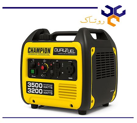 موتور برق دوگانه‌سوز چمپیون 3.5 کیلووات مدل 3500