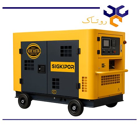 موتور برق دیزلی کاما سه فاز 9.5 کیلووات