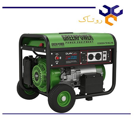 موتور برق گازسوز گرين پاور مدل CC9000ATS NG LPG