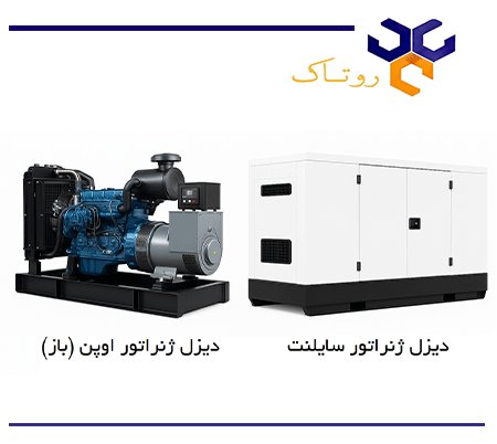 تفاوت دیزل ژنراتور سایلنت و اوپن (باز)